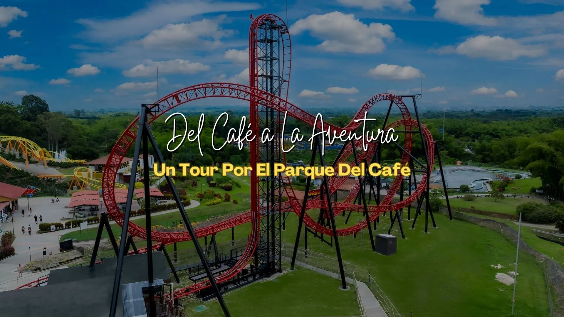 ven y disfruta de varias atracciones de mucha adrenalina en el parque del café.