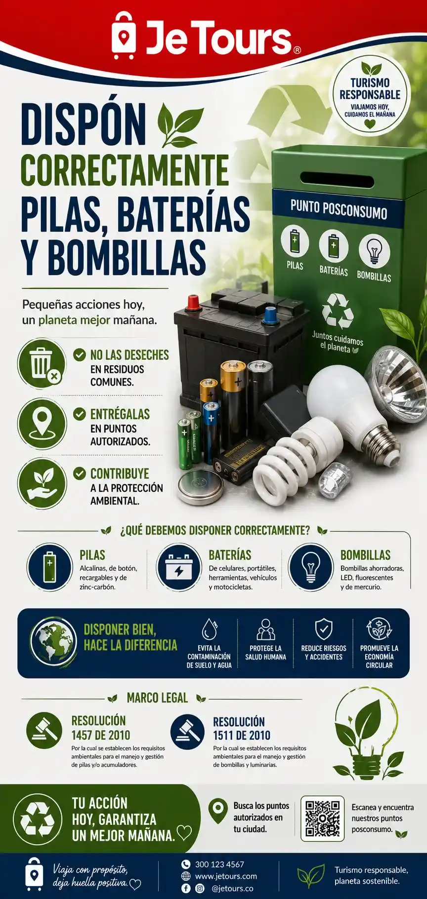 PILAS Y BATERIAS JE
