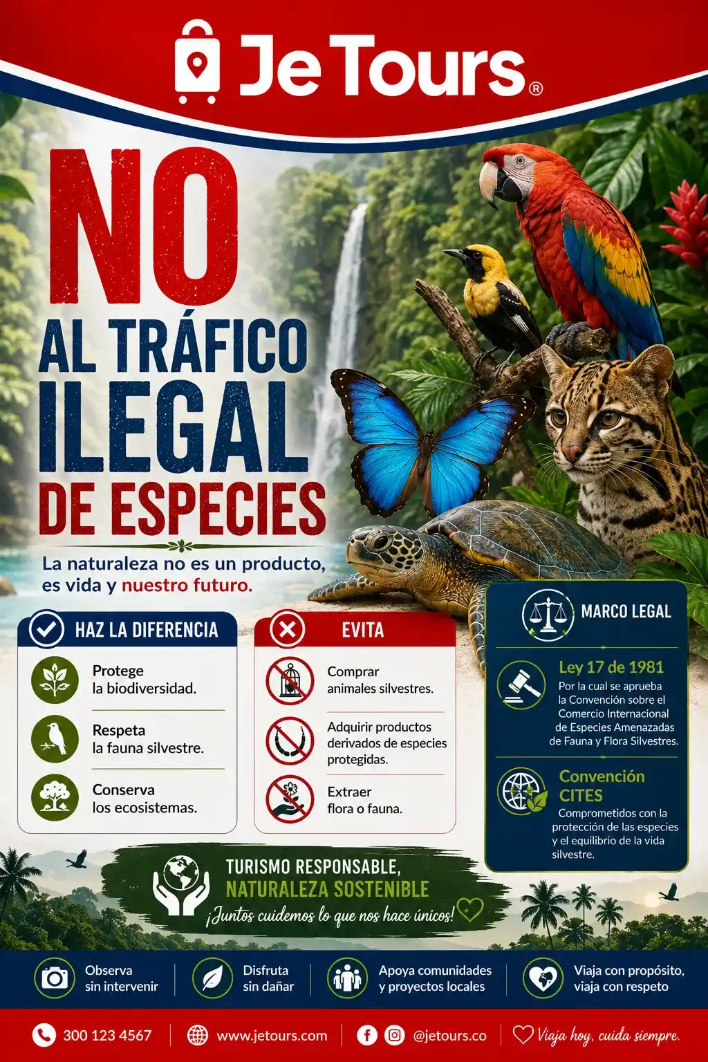 no trafico de especies je